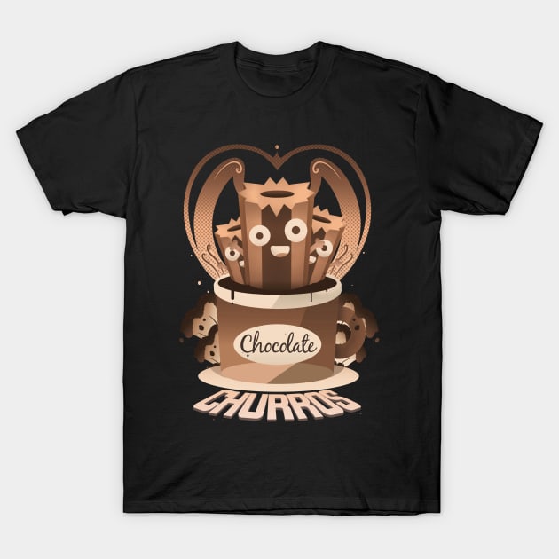 Churros T-Shirt by elcreador888